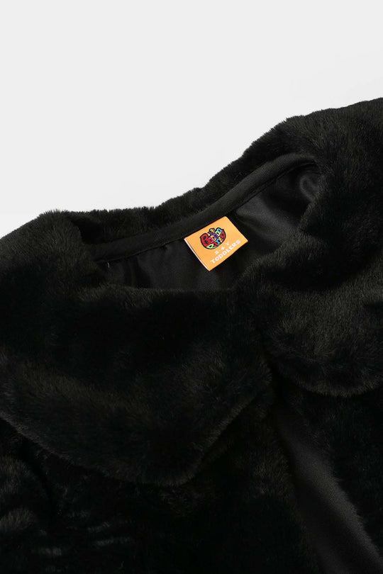 Girls Sherpa Bolero Winter Vibes (Black)