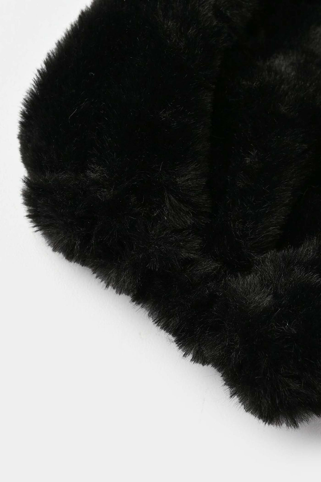 Girls Sherpa Bolero Winter Vibes (Black)