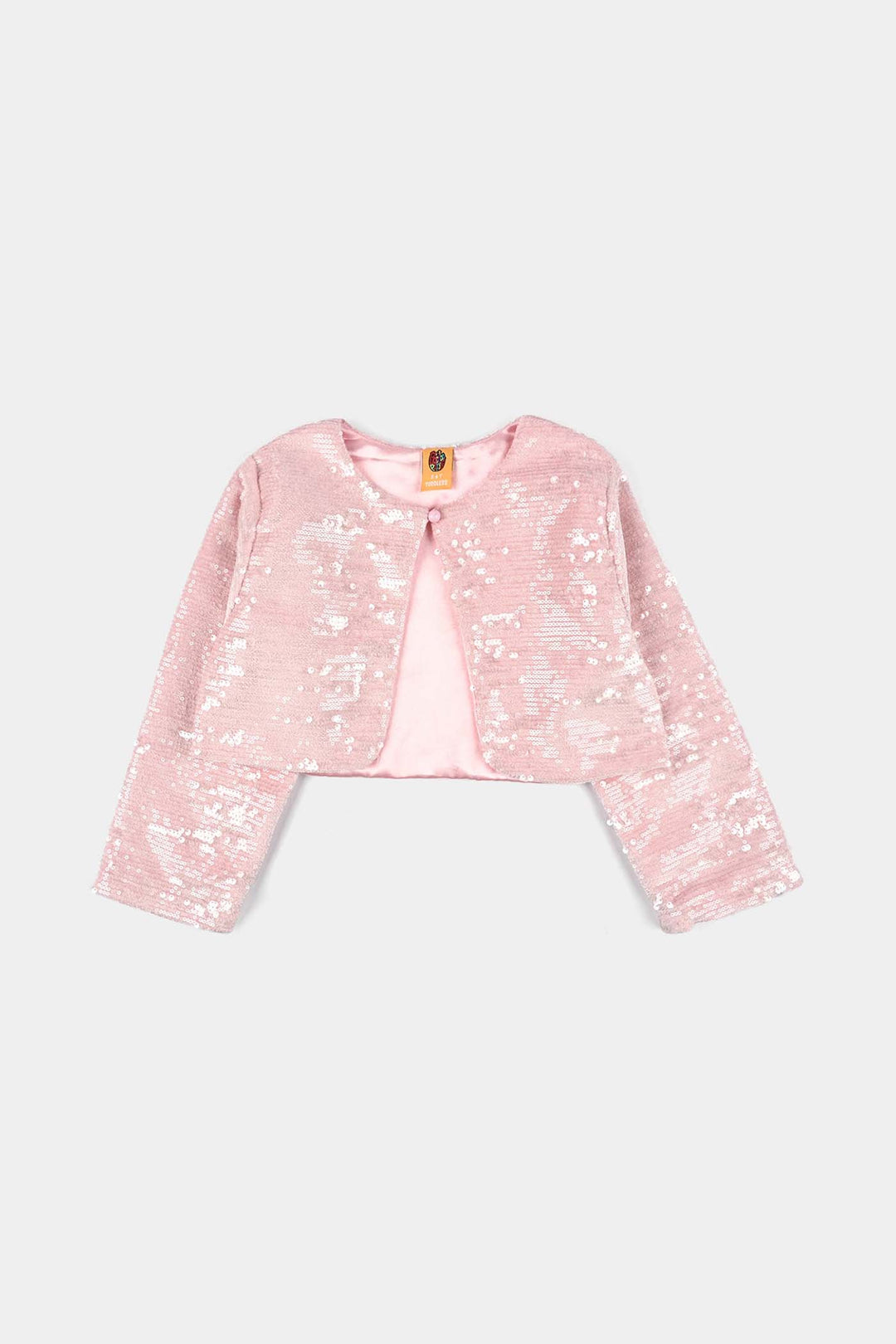 Girls Velvet Bolero Party-Baby.Pink