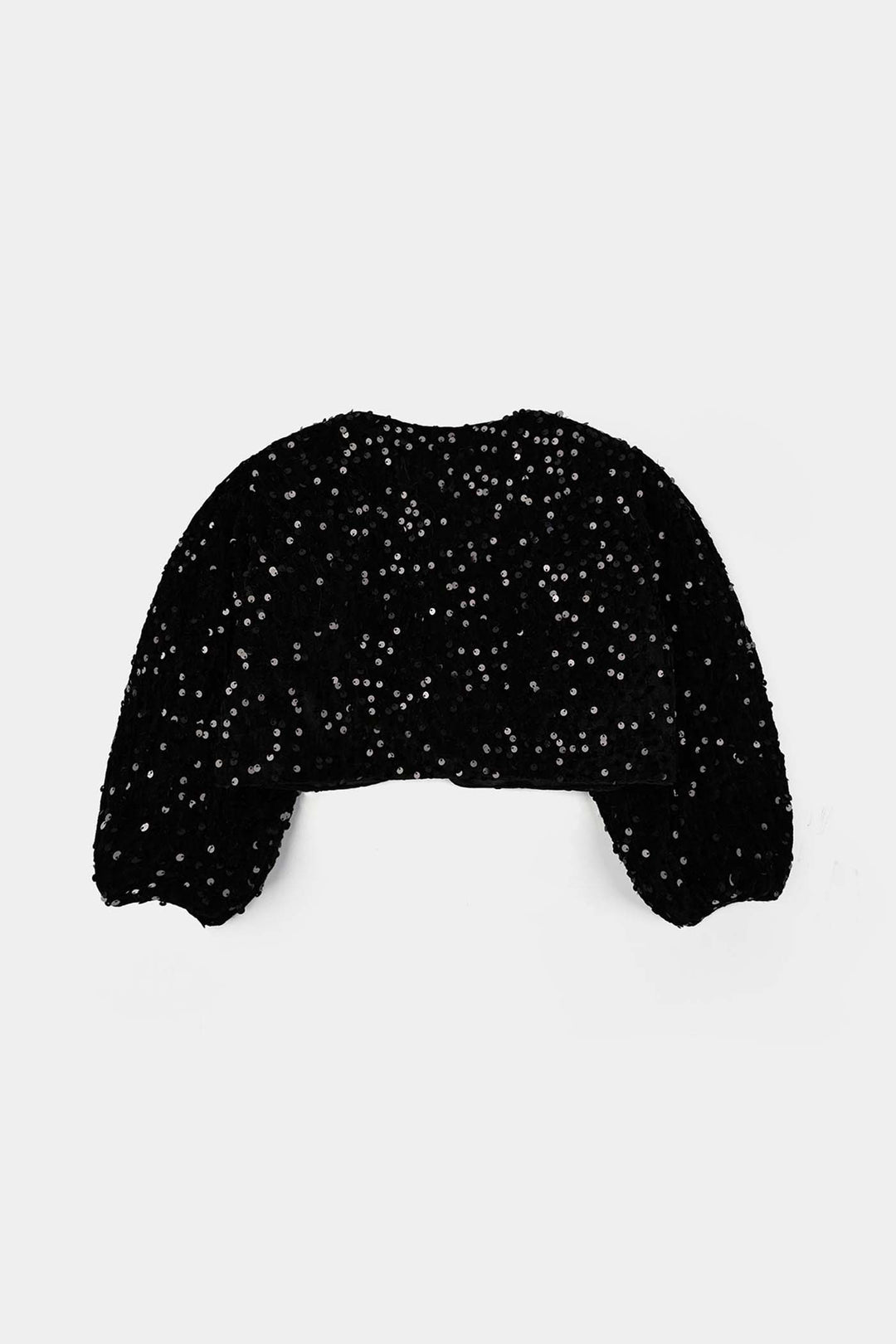 Girls Velvet Bolero Winter Grace (Black)