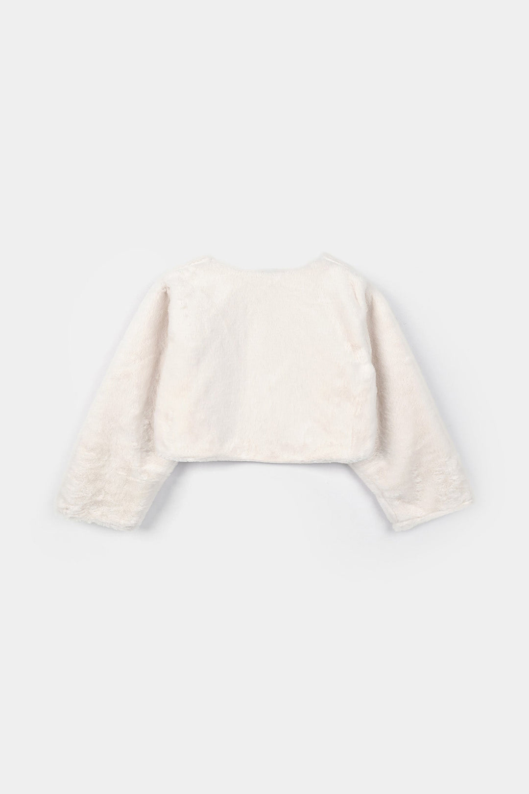 Infant Girls Sherpa Bolero Snow (White)