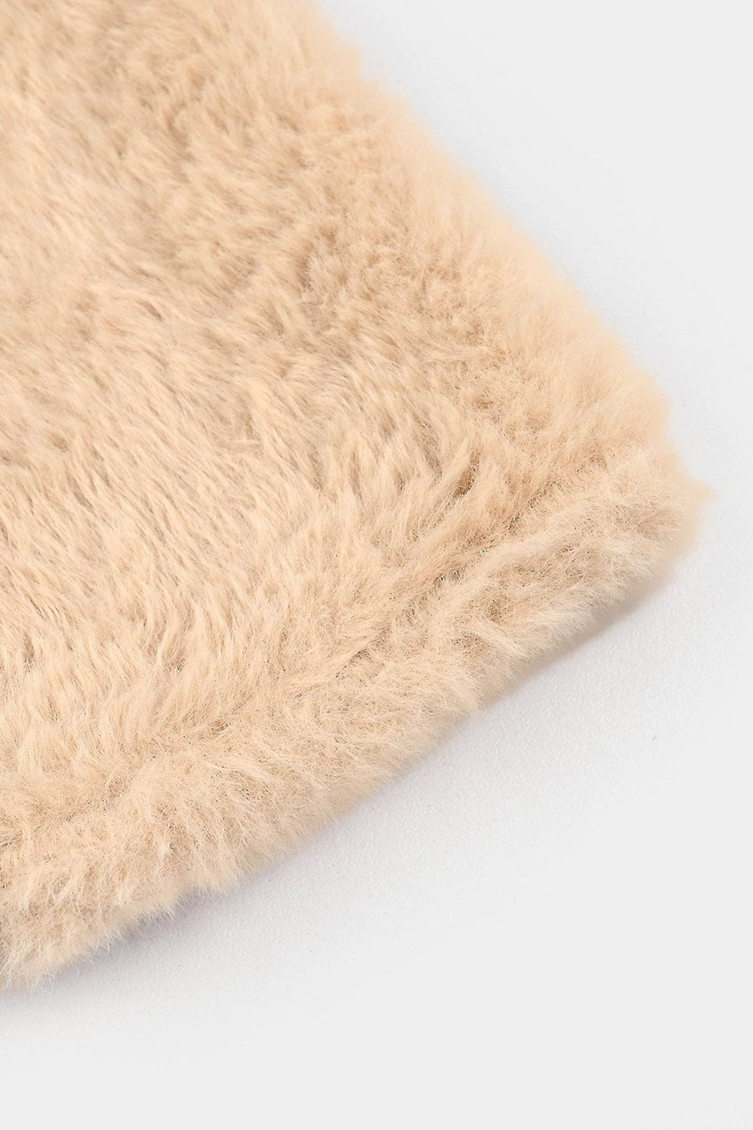 Infant Girls Sherpa Bolero Snow - Light Brown