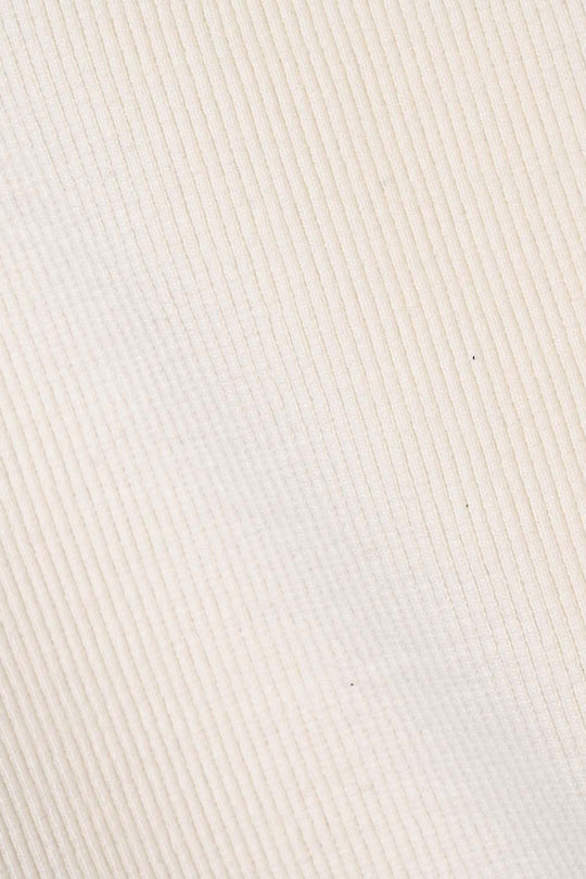 Boys 2x1 Rib Turtle Neck - Off White