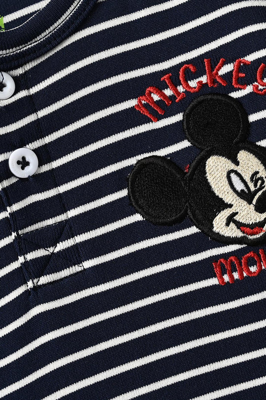 Infant Boys Yarn Dyed T-Shirt Character - Blue