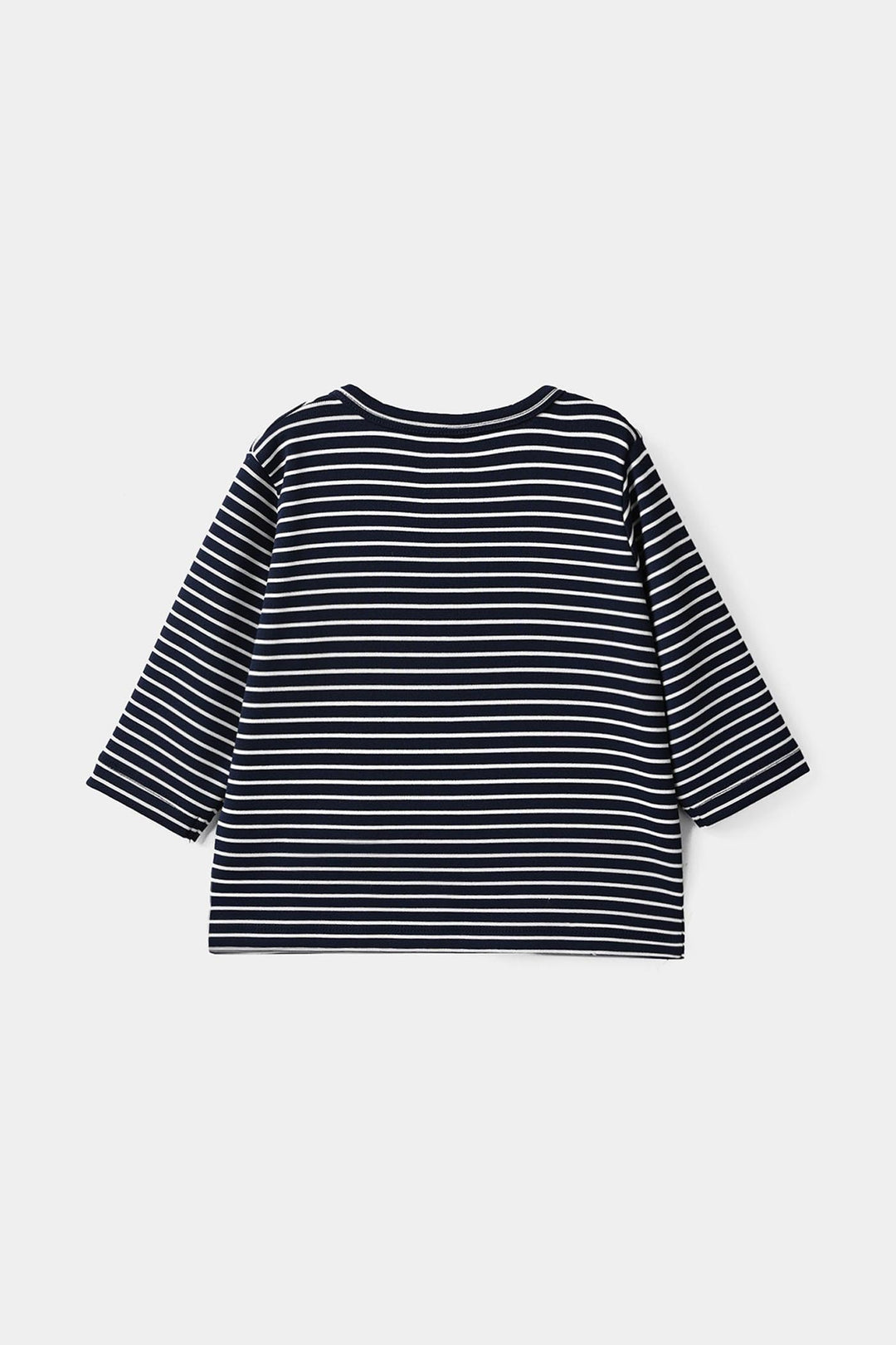 Infant Boys Yarn Dyed T-Shirt Character - Blue