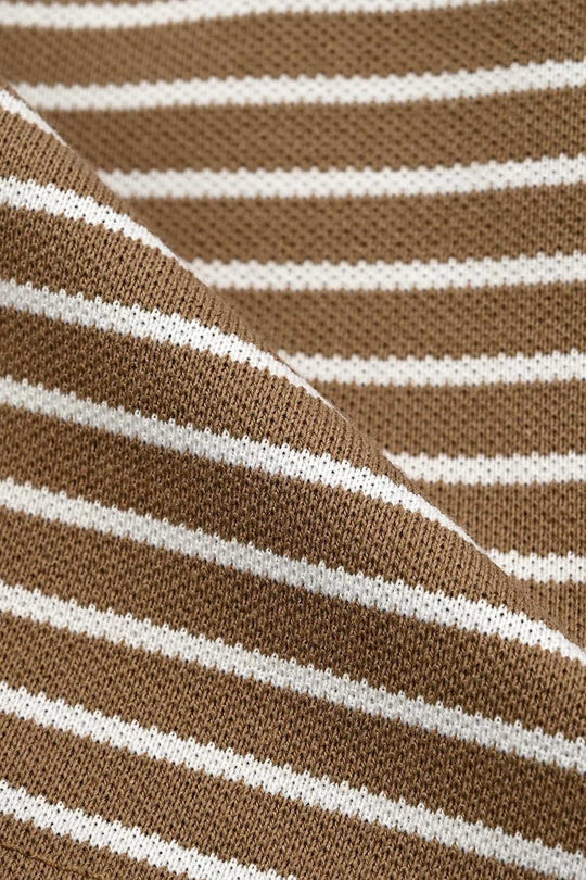 Infant Boys Yarn Dyed T-Shirt Jungle Crew - BROWN
