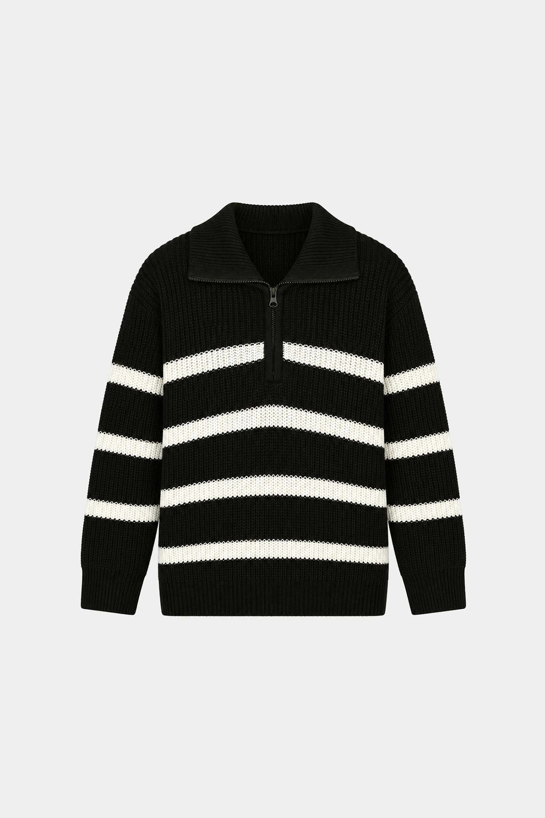 Boys Acrylic F/S Sweater Morocco-BLACK