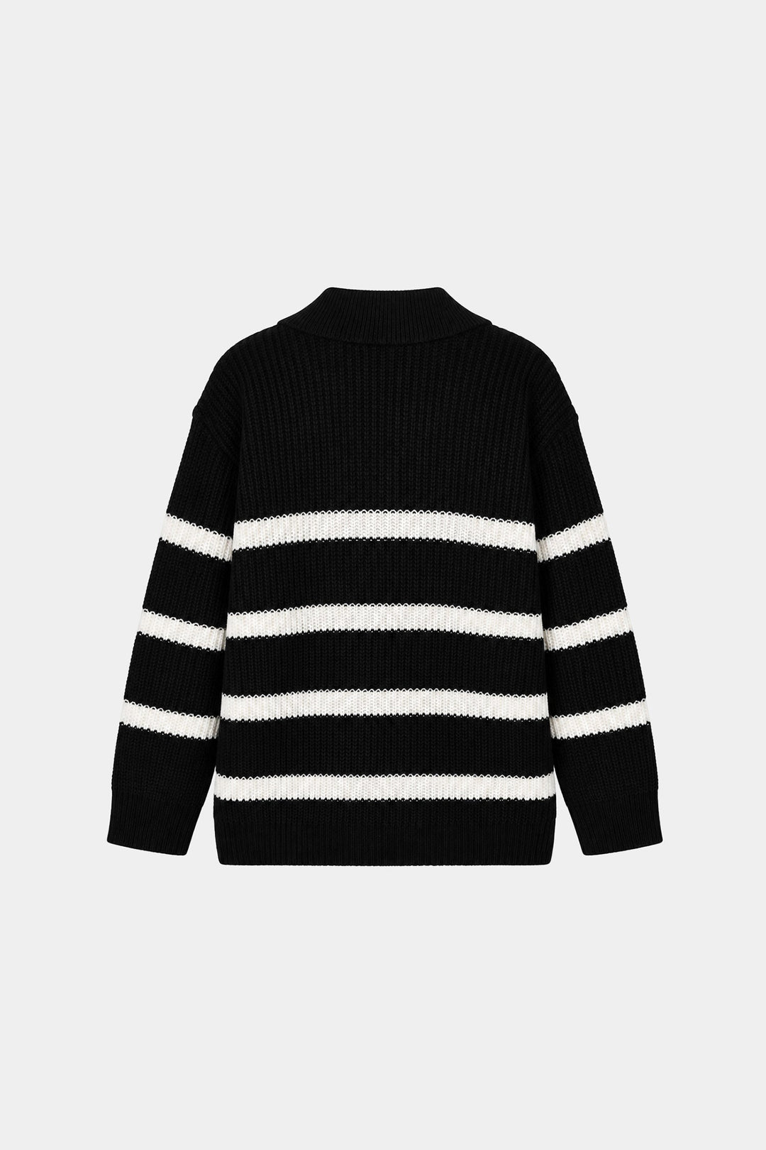 Boys Acrylic F/S Sweater Morocco-BLACK