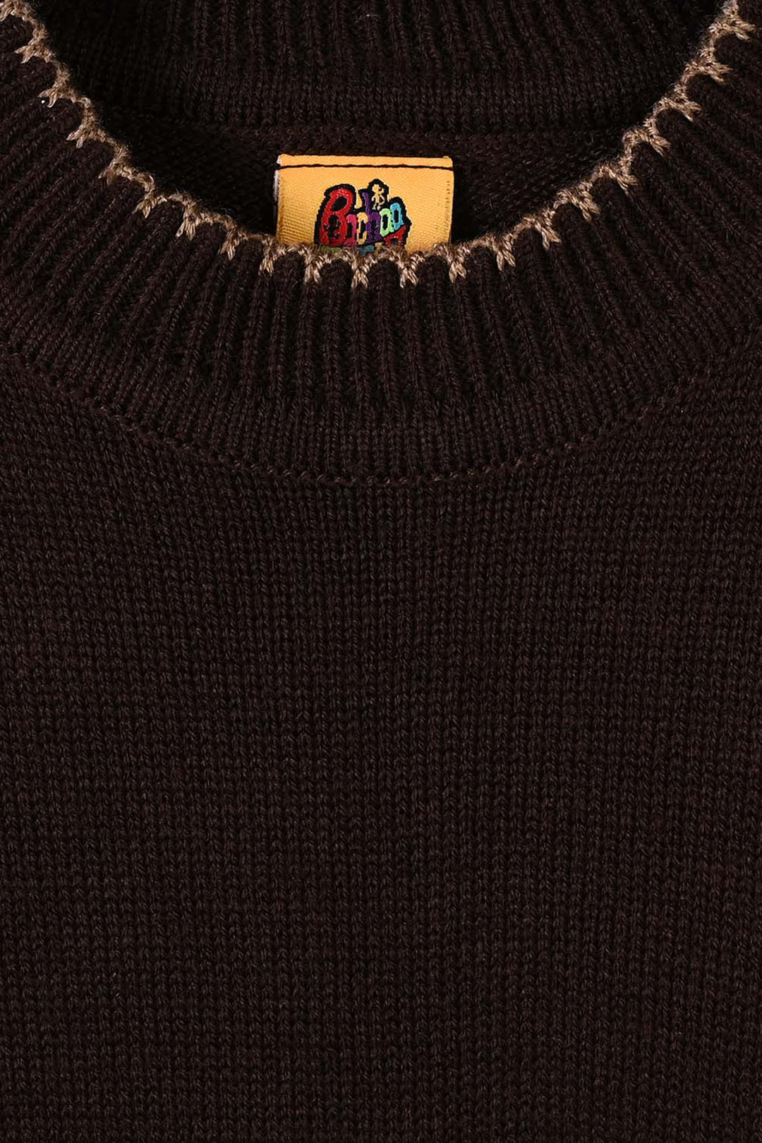 Boys Acrylic F/S Sweater Cross Edge