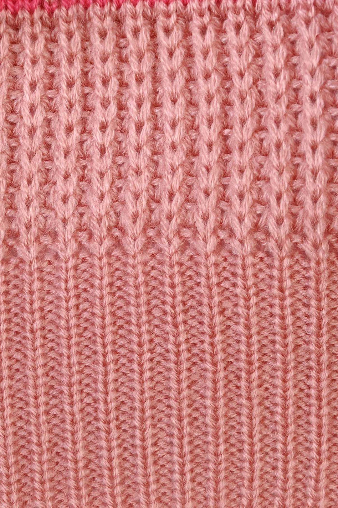 Girls Acrylic F/S  Sweater All Hearts-Pink