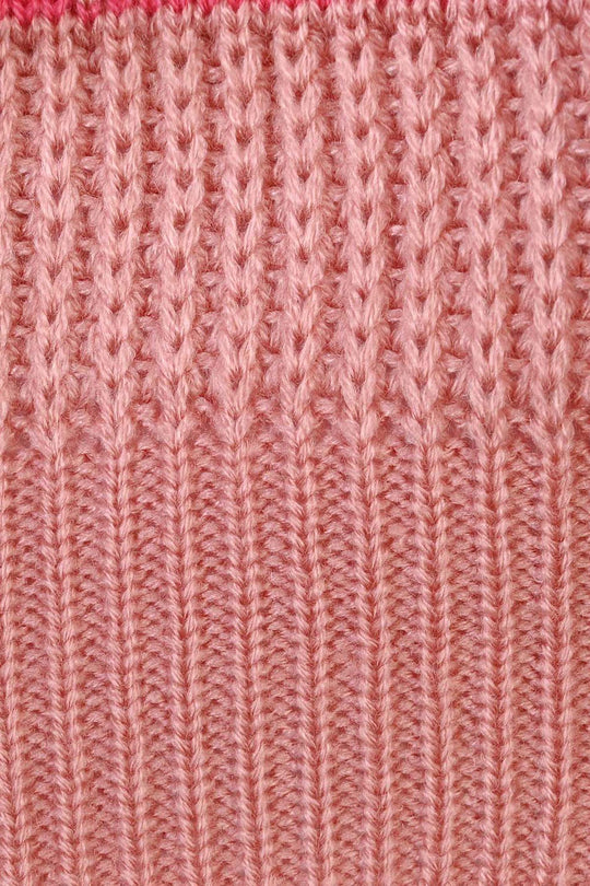 Girls Acrylic F/S  Sweater All Hearts-Pink