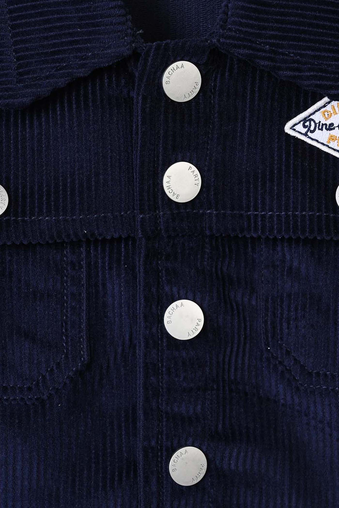 Infant Boys Corduroy Jacket DINO’S PIZZA-BLUE