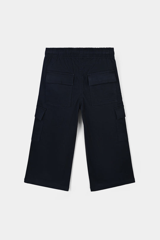 Girls Cotton Twill Pant Pageant -BLUE