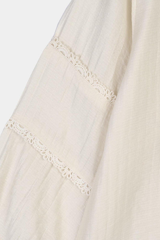 Girls Seersucker Co-Ord Set Caramel-Off White