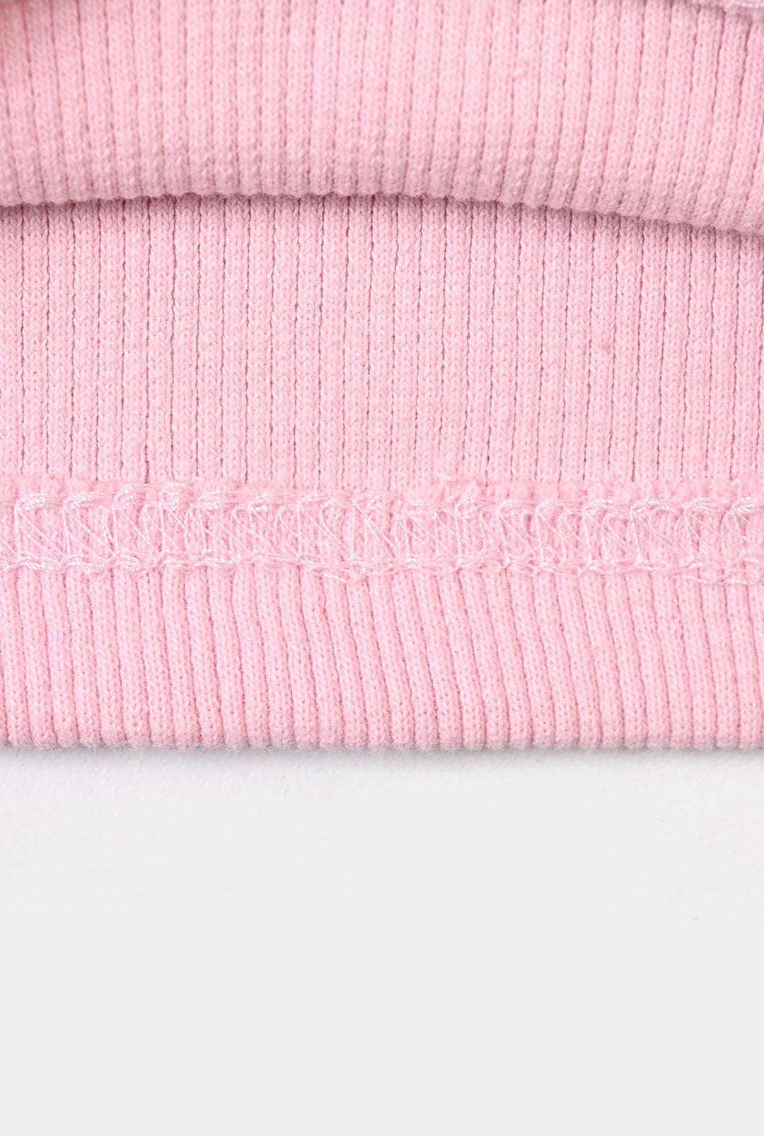 Girls 2x1 Rib Turtle Neck - PINK