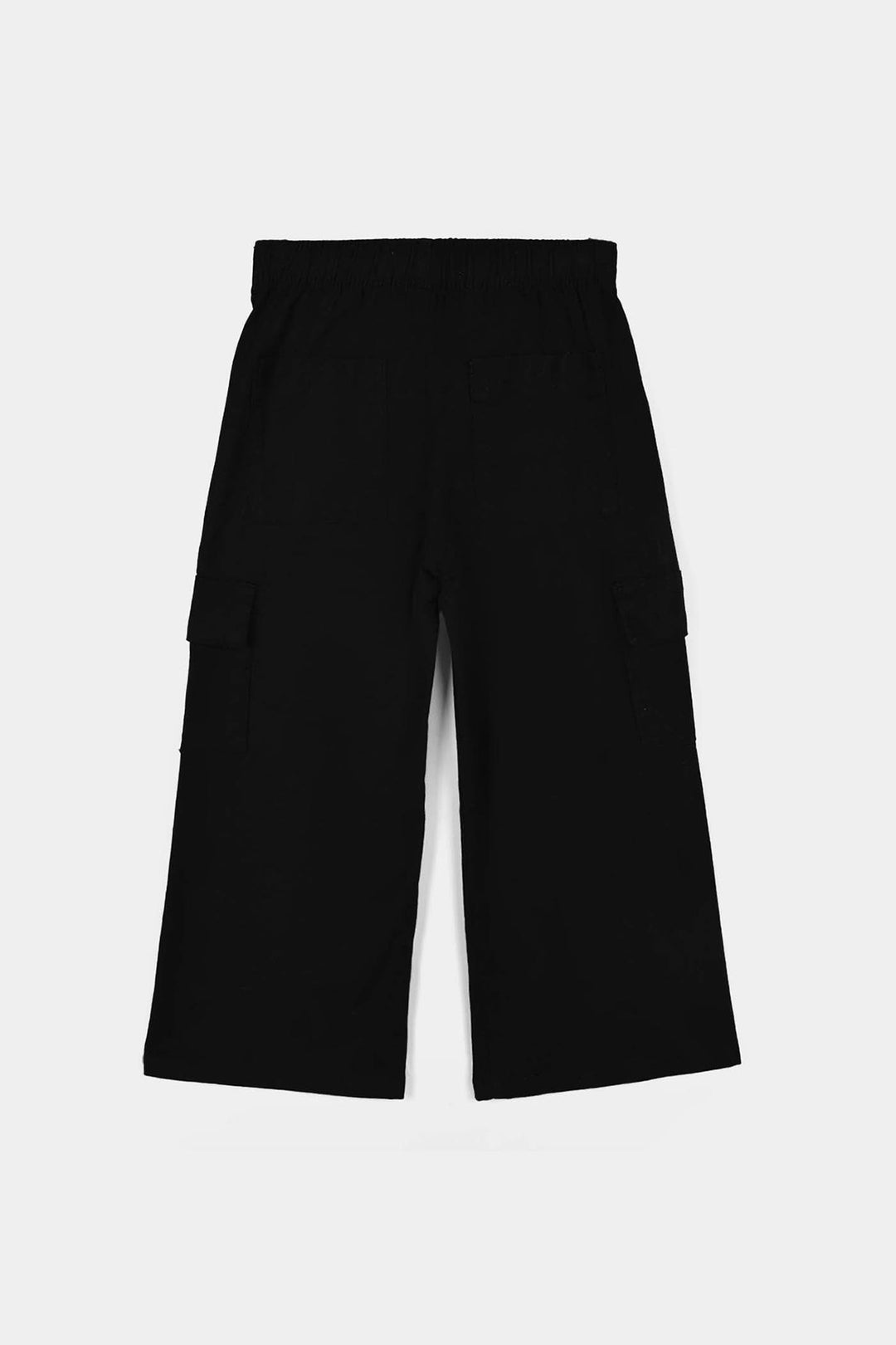 Girls Cotton Twill Pant Jet-BLACK