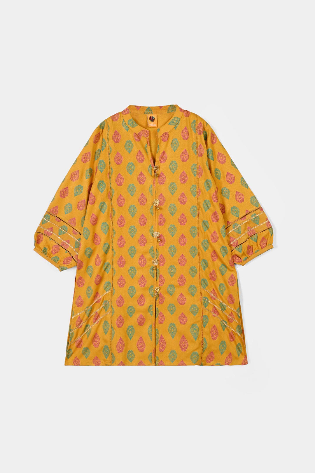 Girls Chicken Kari 2Pcs Sur-Mustard