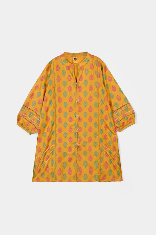 Girls Chicken Kari 2Pcs Sur-Mustard