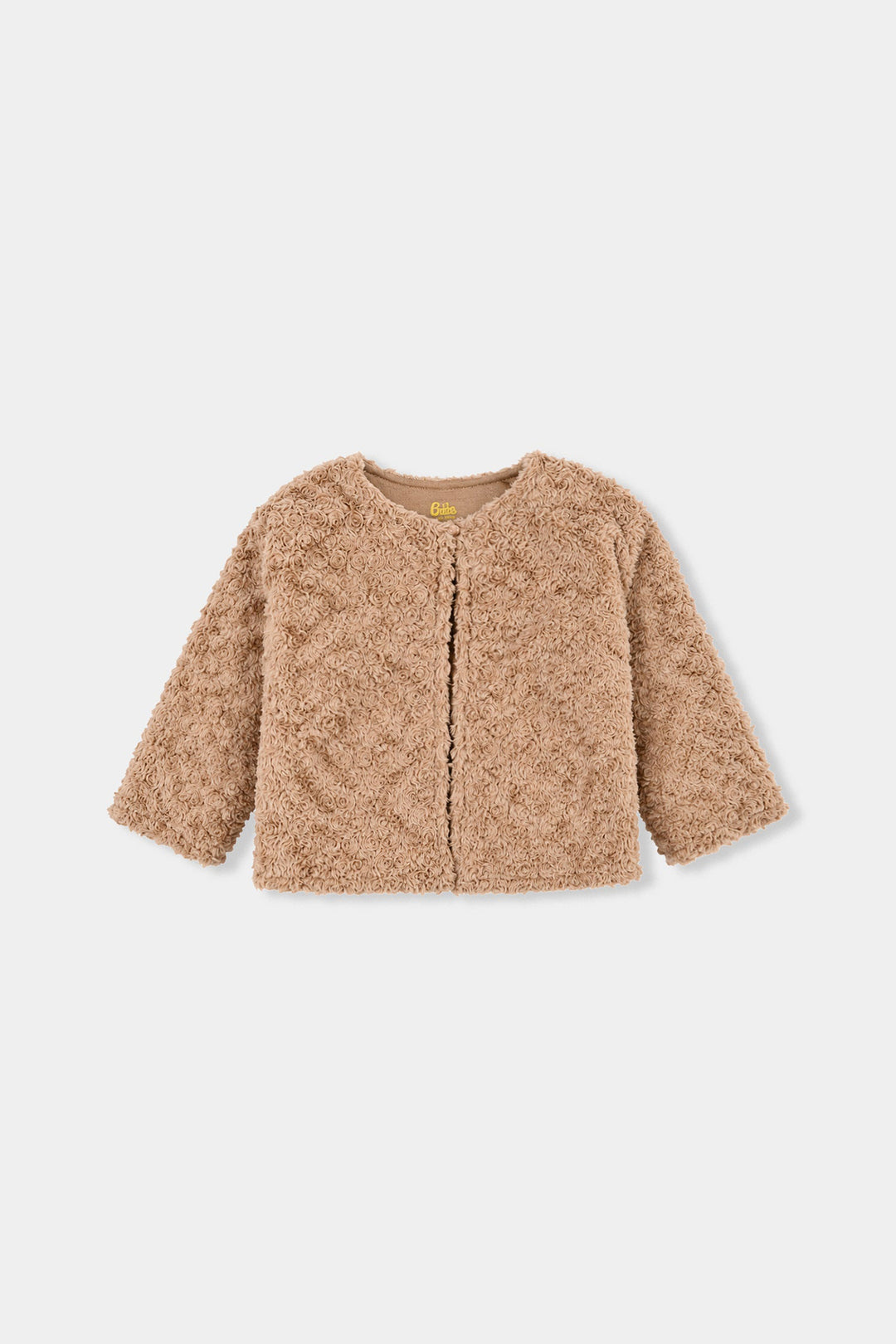 Girls Fur Jacket - Brown