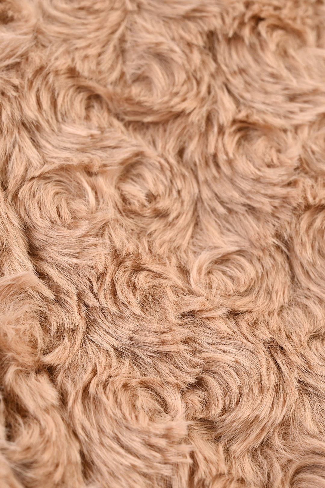Girls Fur Jacket - Brown