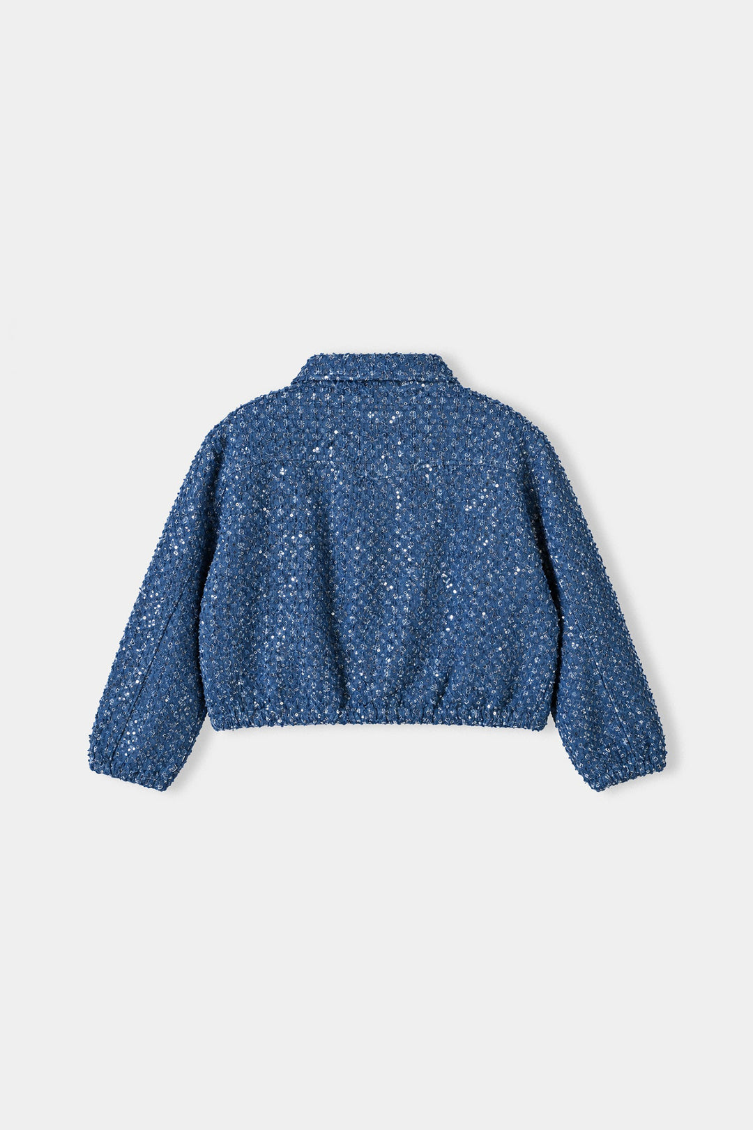 Girls Denim rigid Jacket Squence-LT.Blue