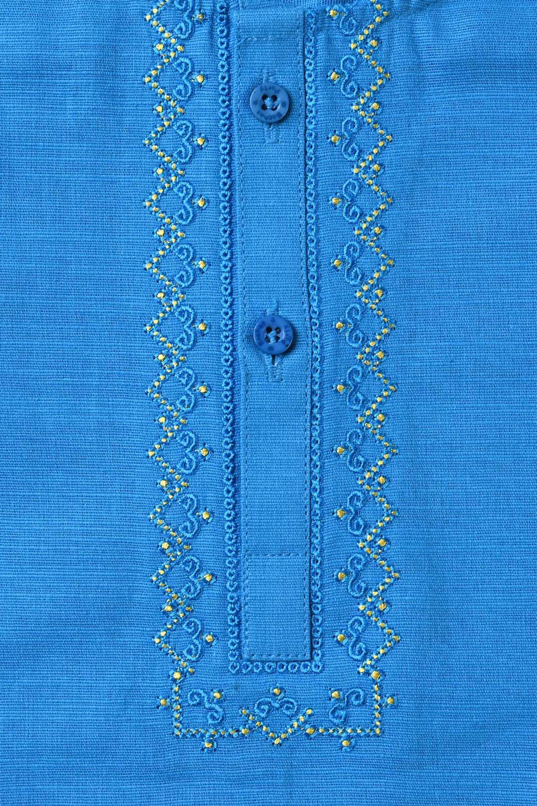 Infant Boys Cotton Slub 2PC Suit (Funky Dots)-Turkish