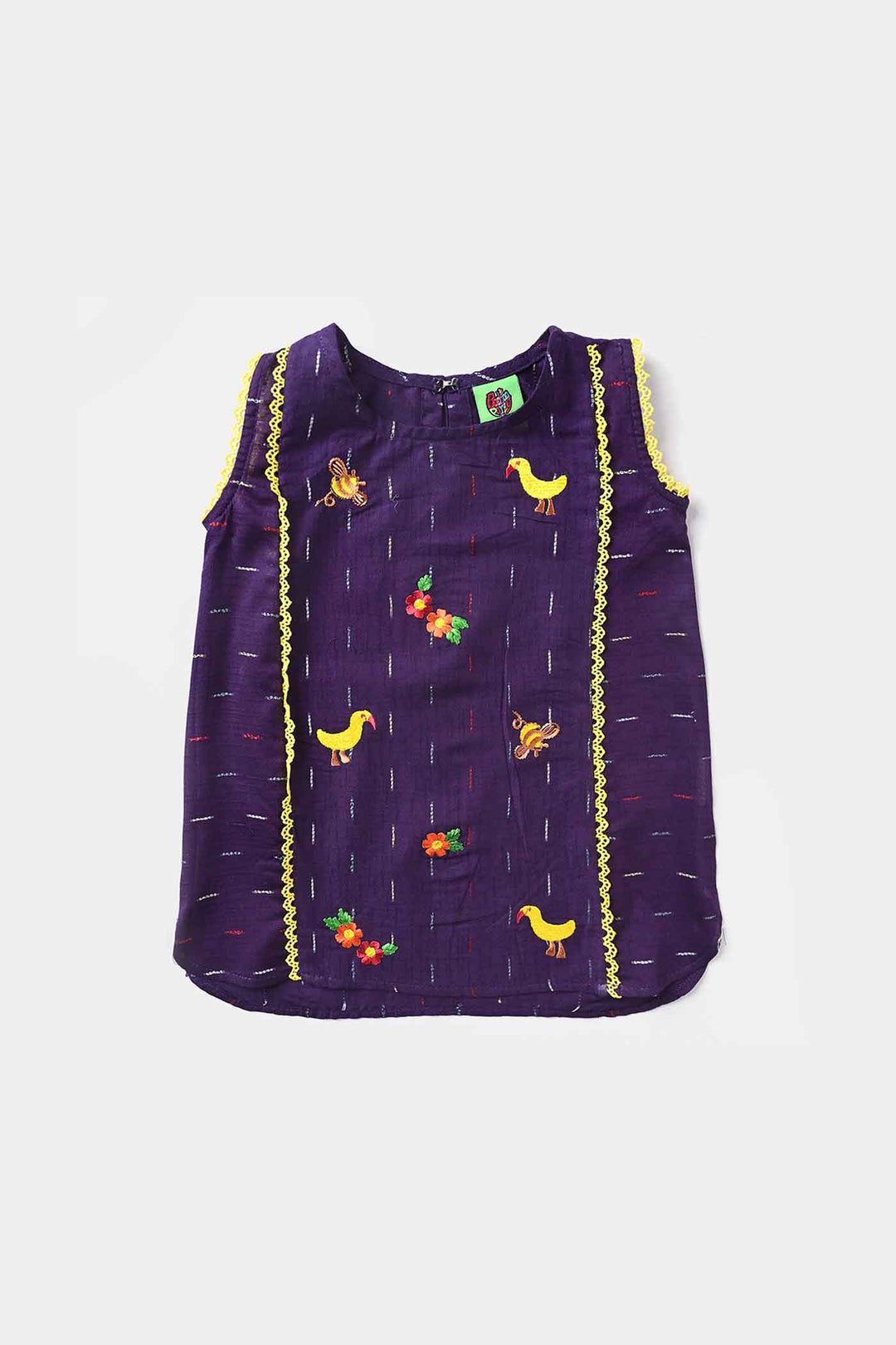 Infant Girls Jacquard EMB 2PC Suit Little-Purple