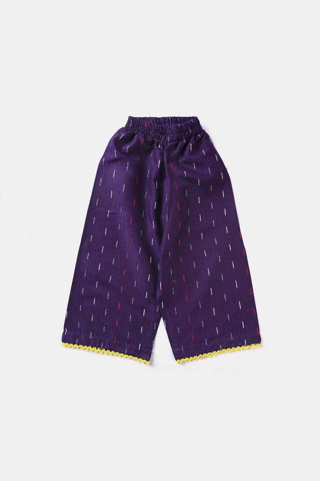 Infant Girls Jacquard EMB 2PC Suit Little-Purple